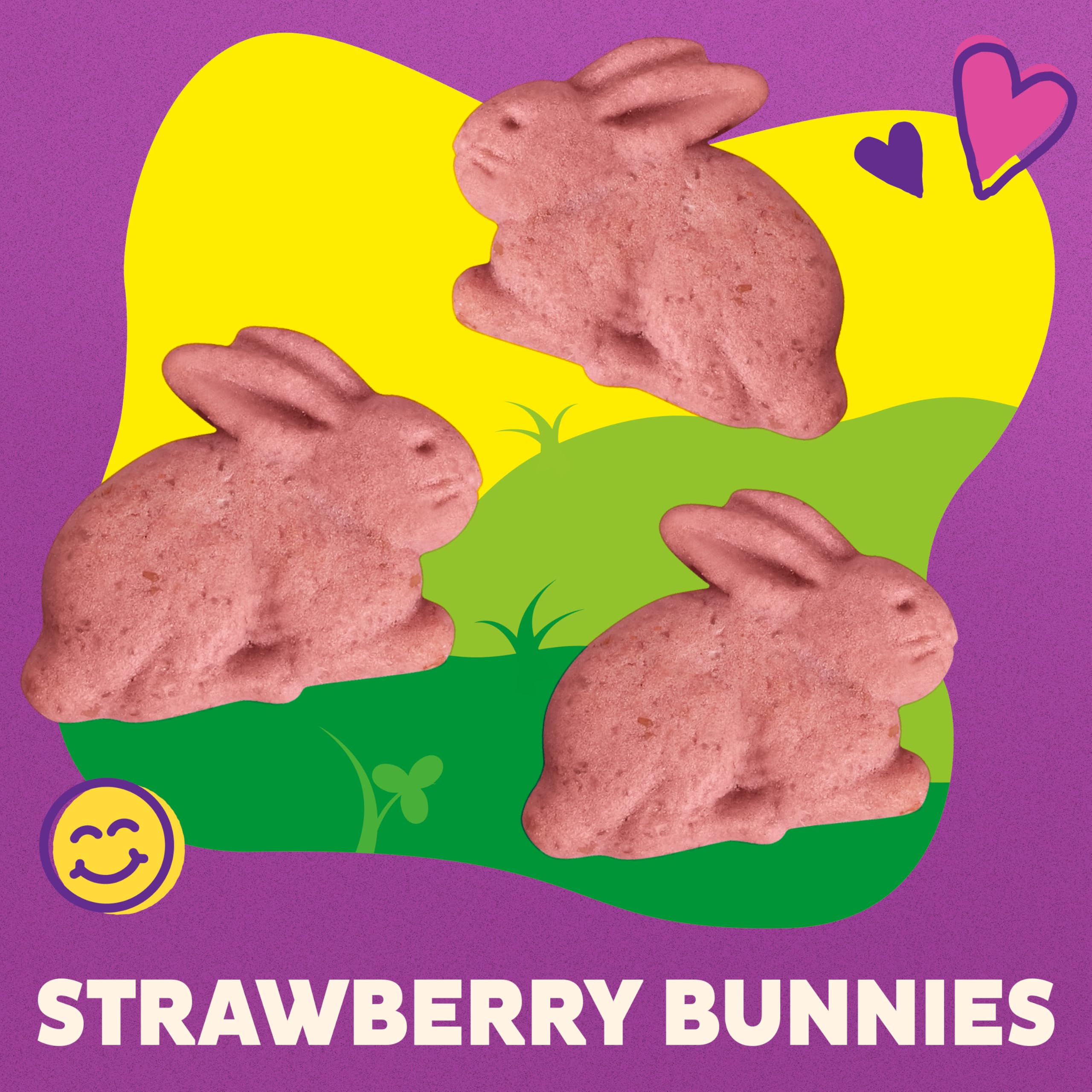 ★ ♡ラムネ♡★パステルノーム★プリティーバニー★切り株うさぎ★プレート★ Amazon.com: Annie's Organic Bunny Grahams, Strawberry Shortcake